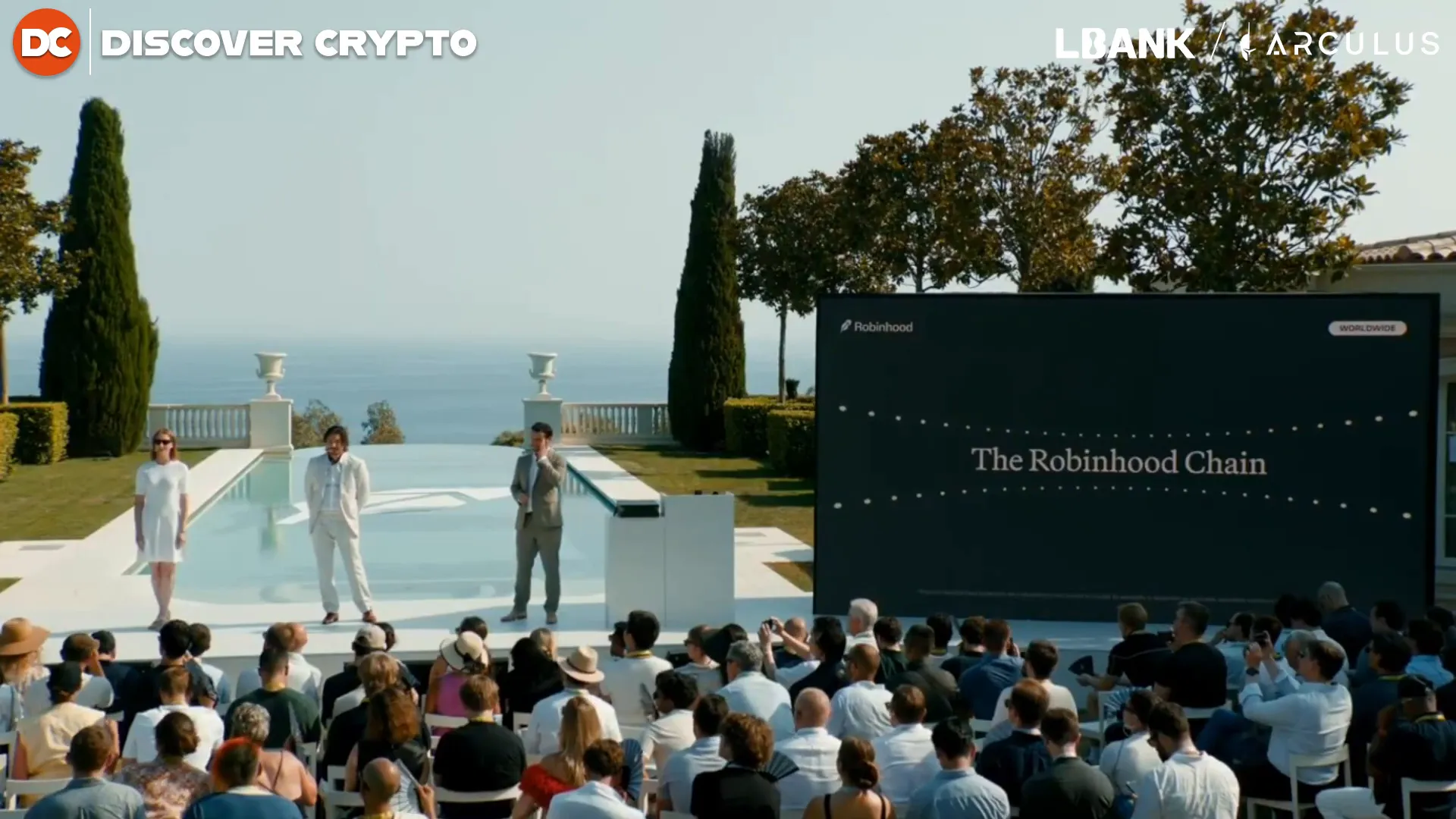 Robinhood CEO explaining new crypto and stock token features