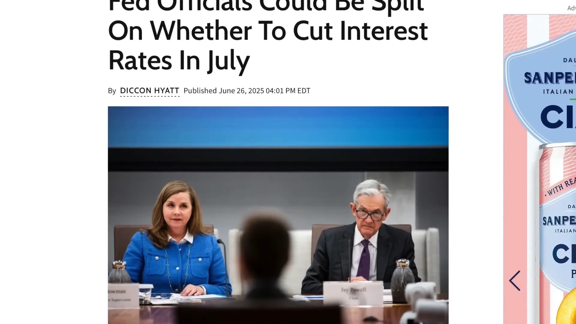 Federal Reserve rate cut debate