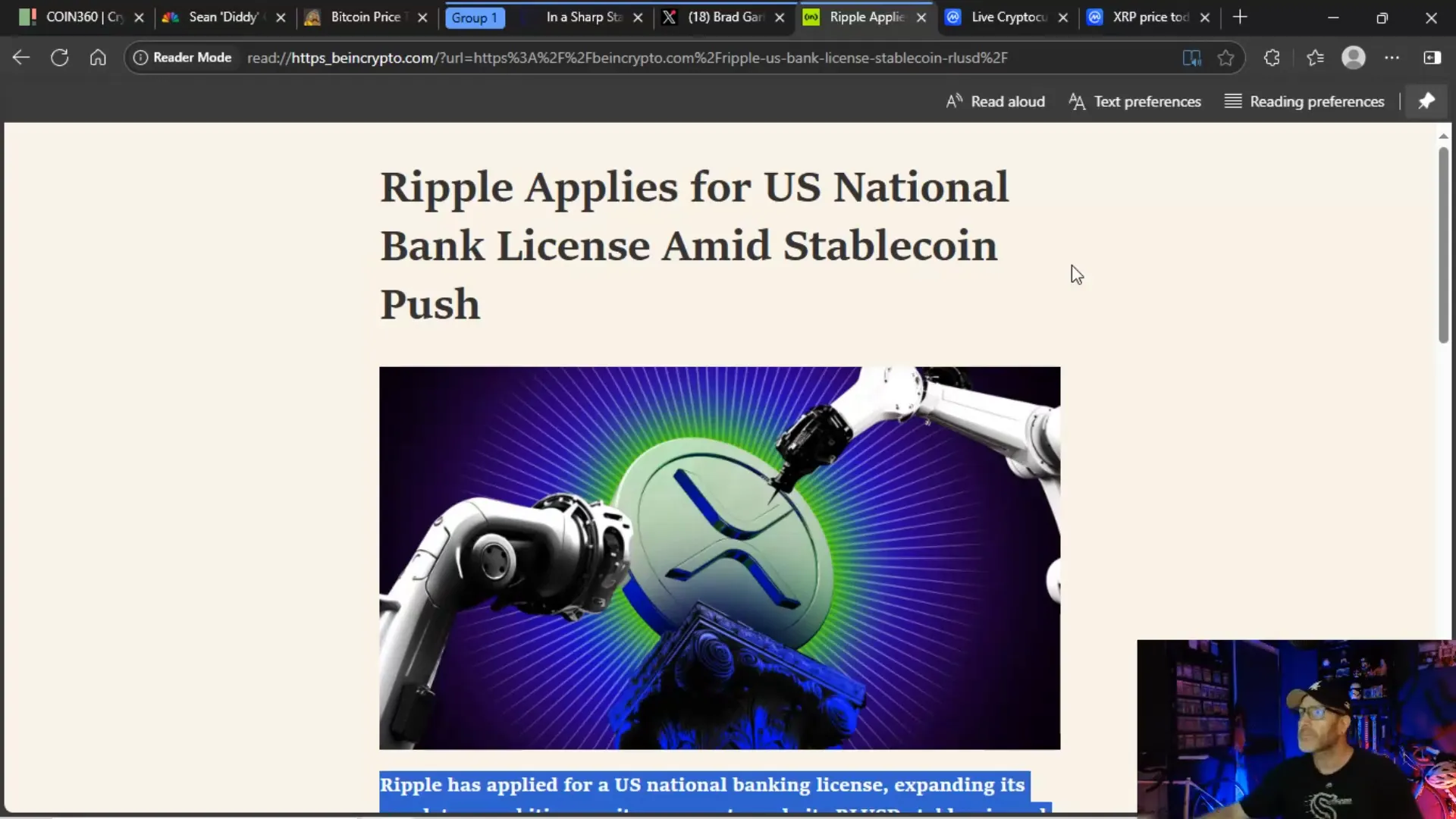 Ripple applies for US National Bank License, expanding regulatory ambitions