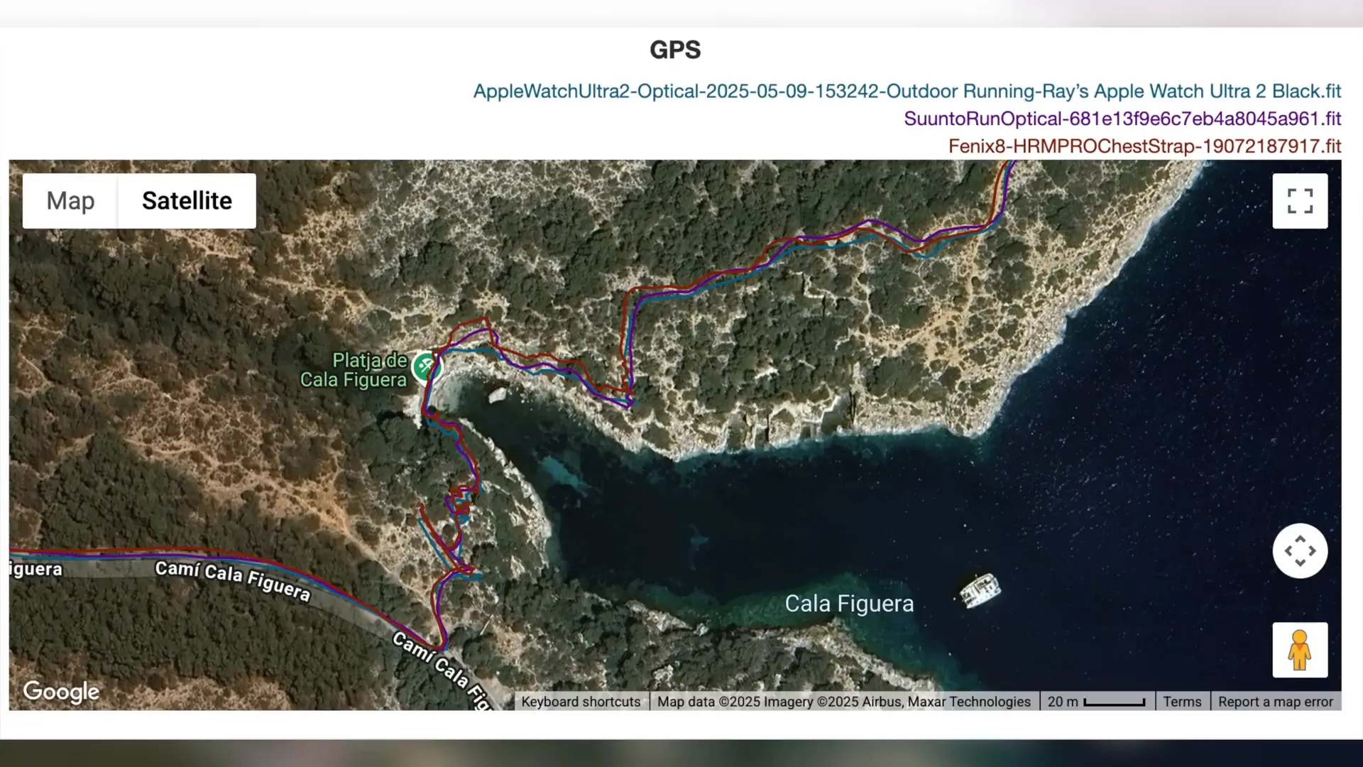 Suunto Run GPS accuracy on a rugged trail run