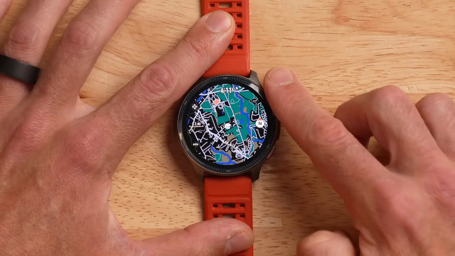 Offline map navigation on Amazfit Balance 2