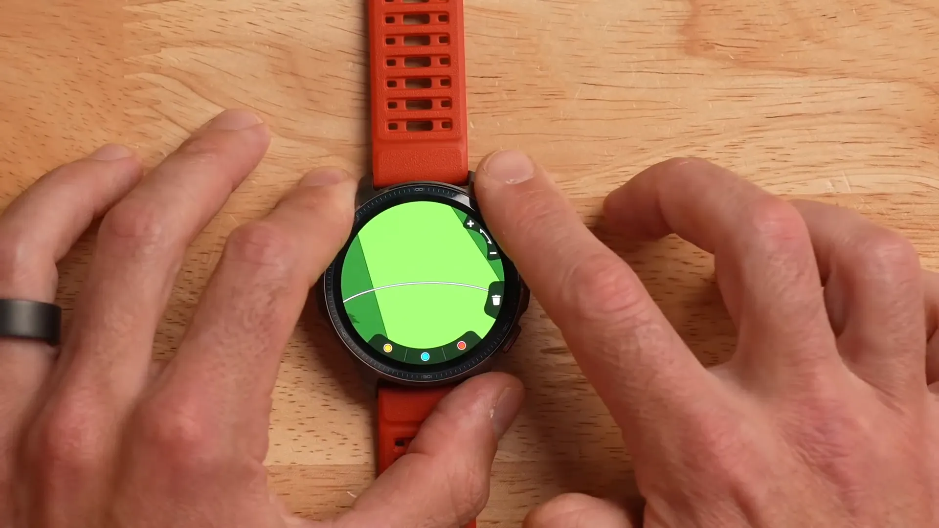 Golf course map and score tracking on Amazfit Balance 2