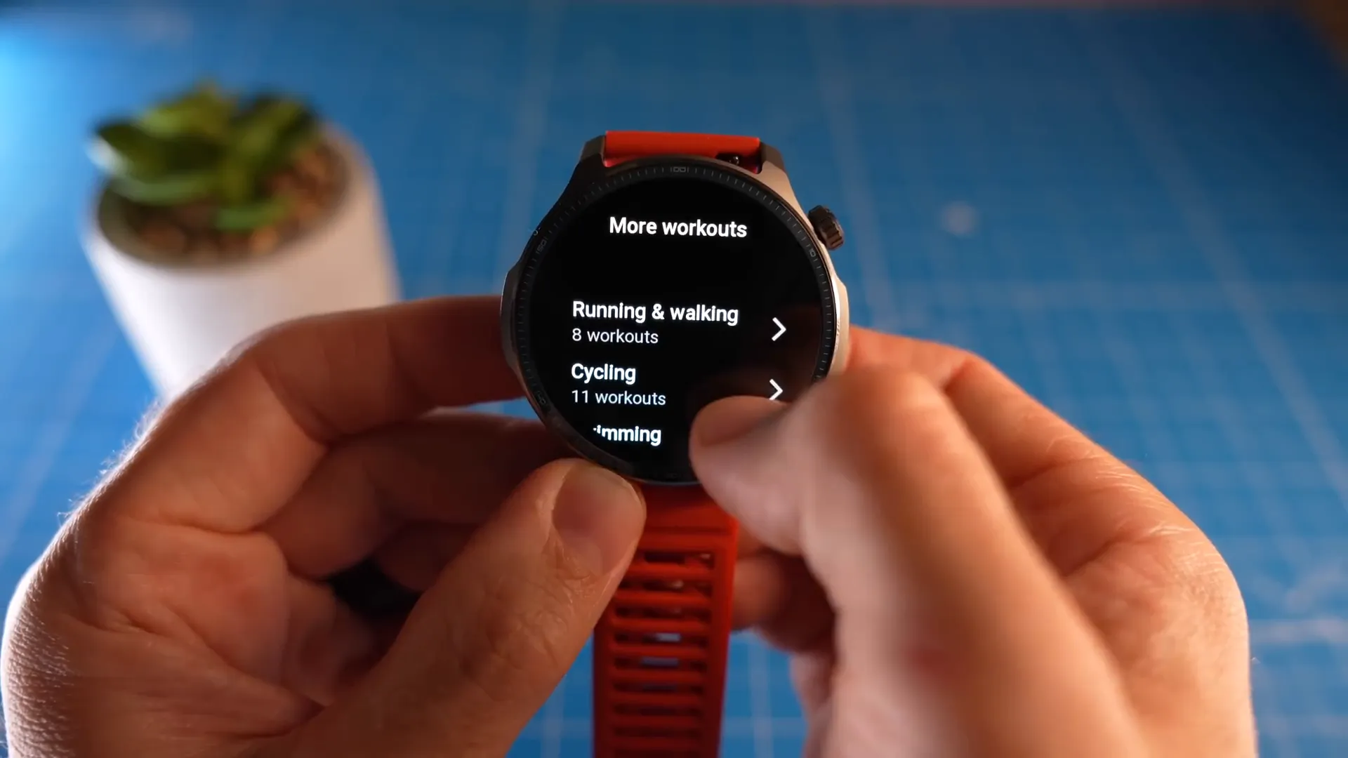Outdoor free diving depth reading on Amazfit Balance 2