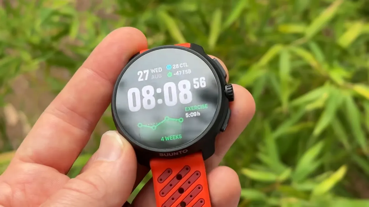 Final on-wrist shot of Suunto Race 2 after testing