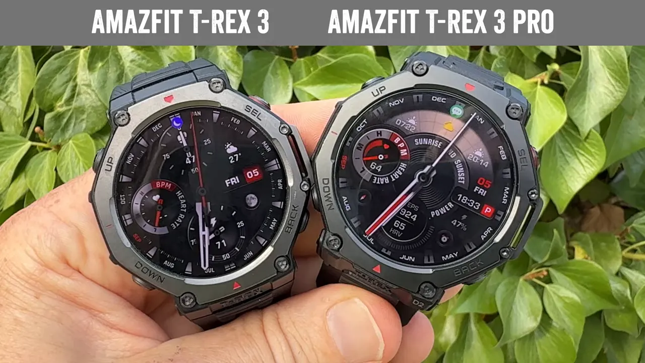 Comparing display brightness with other watches