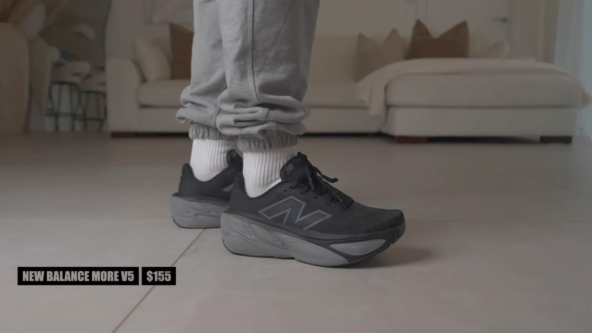 New Balance More v5 shoe profile