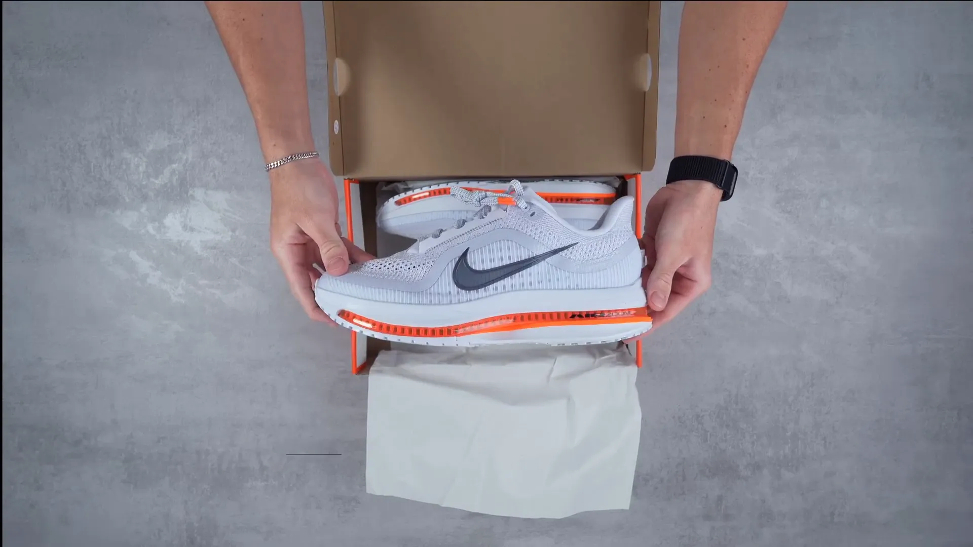 Nike Air Zoom Pegasus Premium midsole close-up
