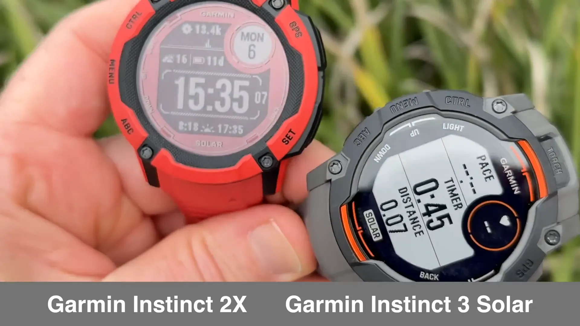 Metal bezel enhancement on Garmin Instinct 3