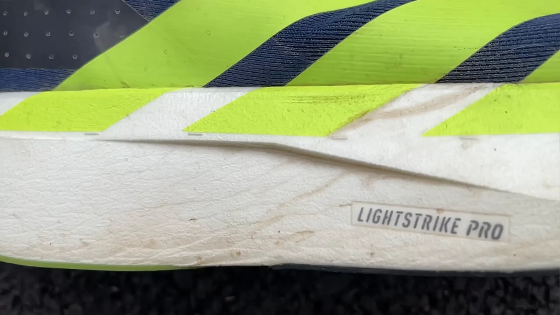 Adidas Evo SL midsole and stack height comparison