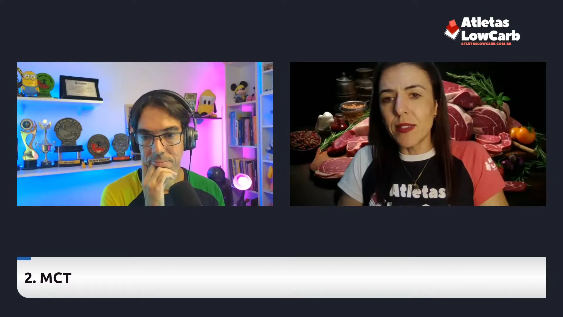 Maria Vitória falando sobre MCT