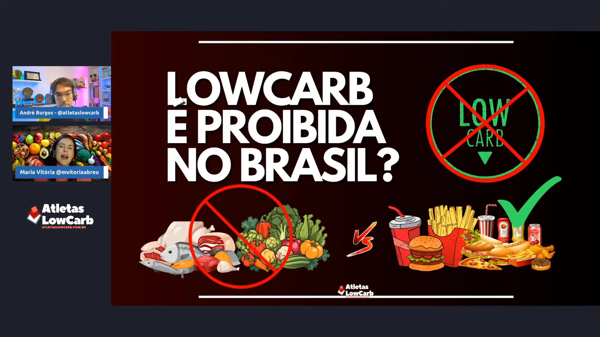 Discussão sobre a proibição da dieta Low Carb