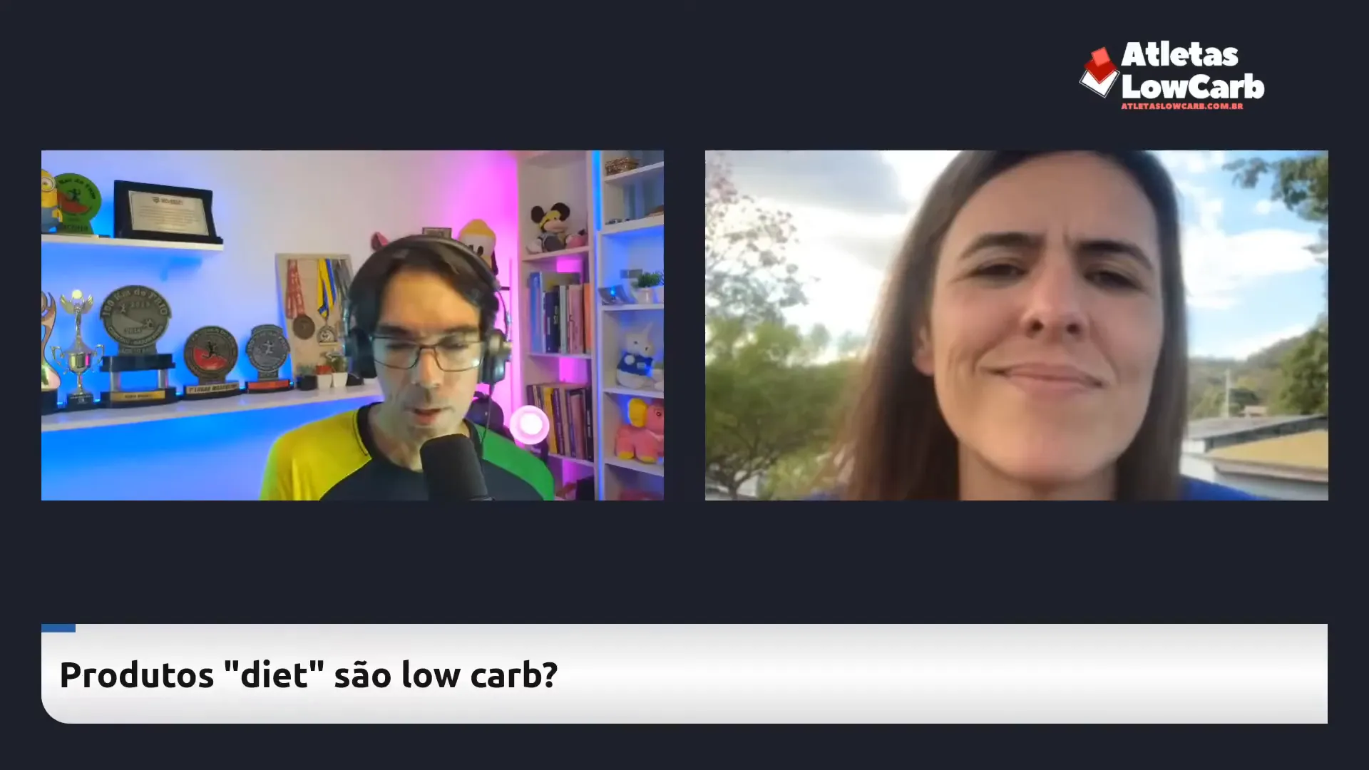 Explicação sobre a diferença entre diet e low carb