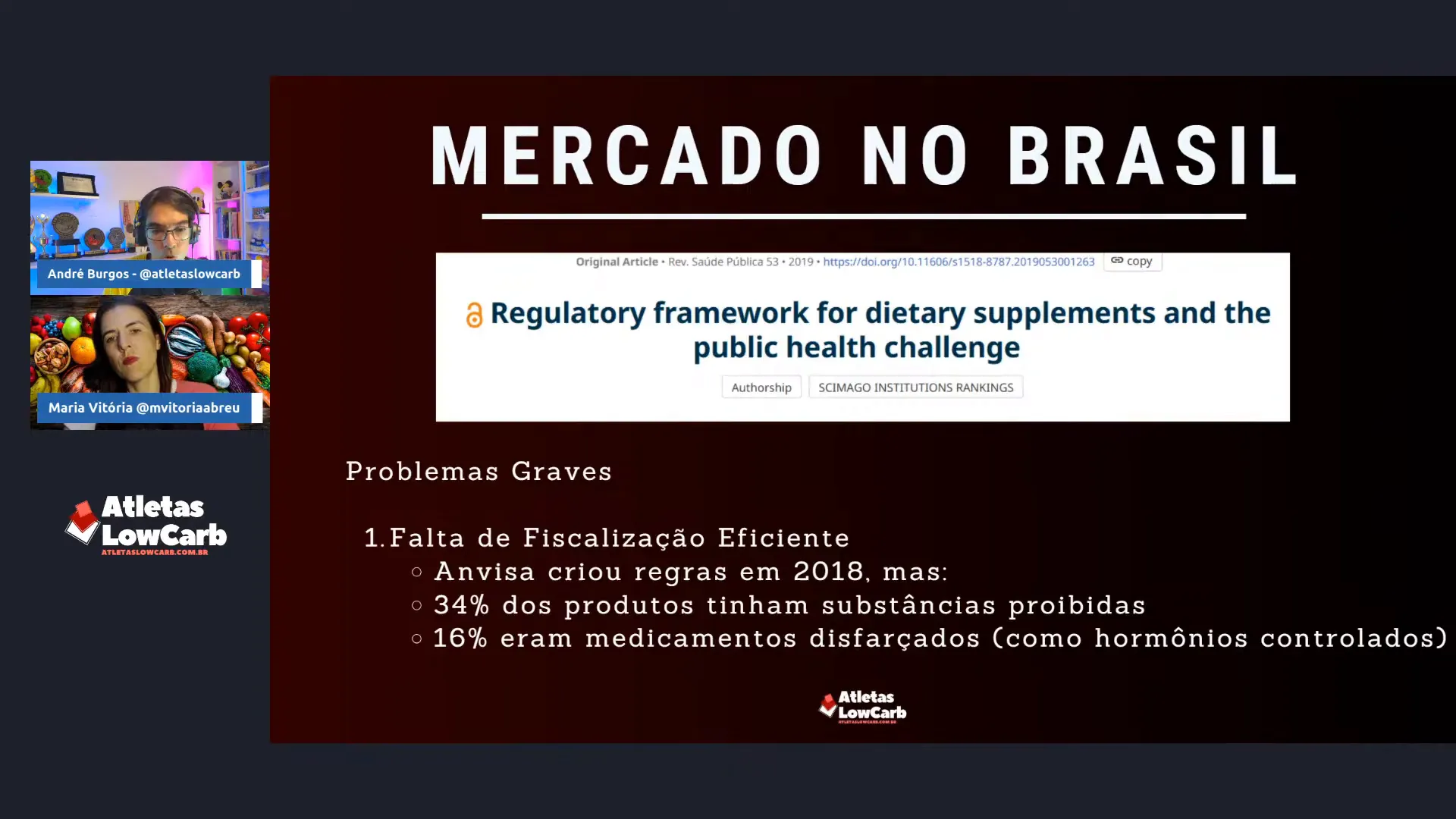 Riscos e problemas de fiscalização de suplementos no Brasil
