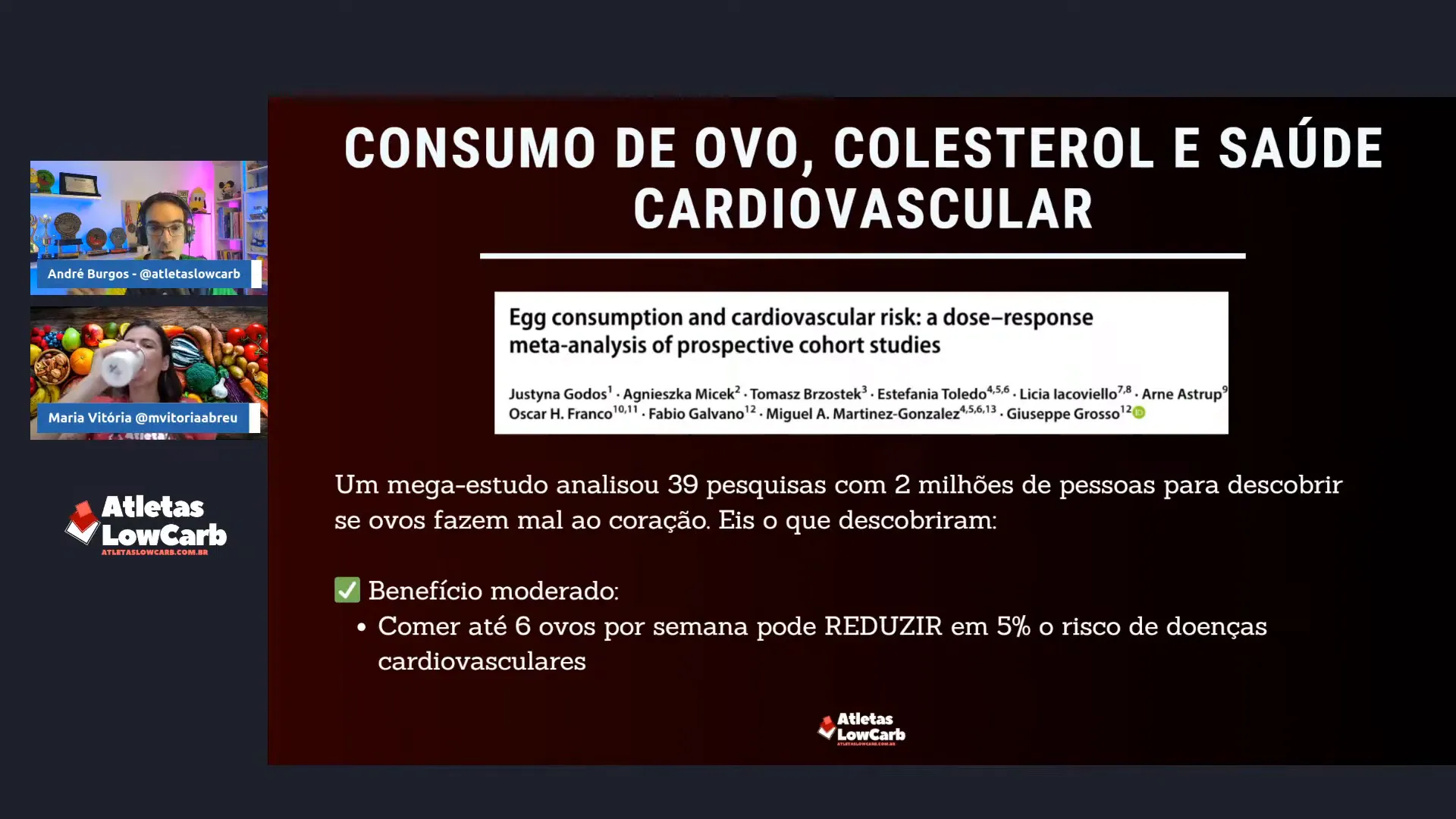 Metanálise sobre o consumo de ovos e doenças cardiovasculares
