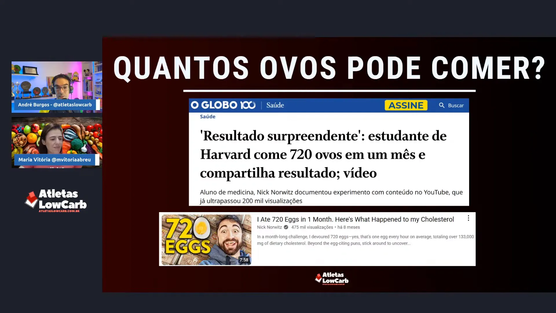 Experimento de consumo elevado de ovos e colesterol