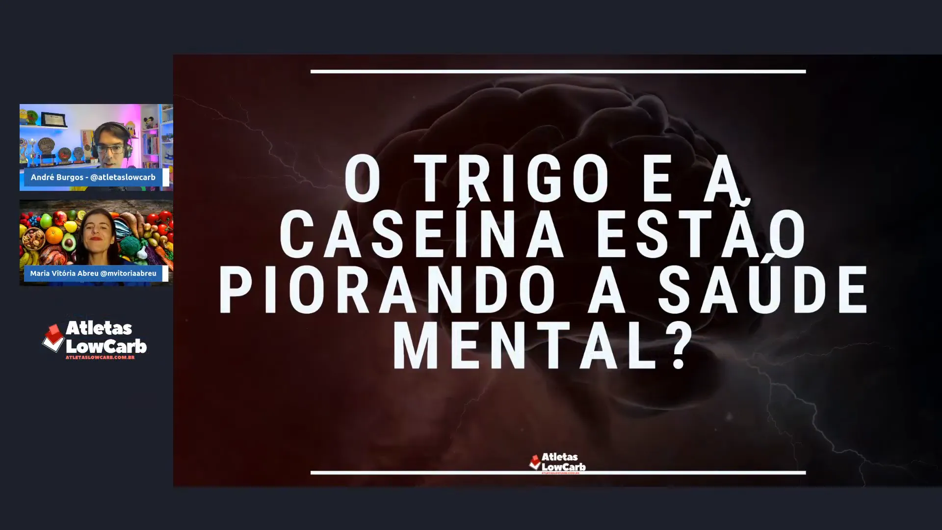 Discussão sobre glúten e caseína na saúde mental