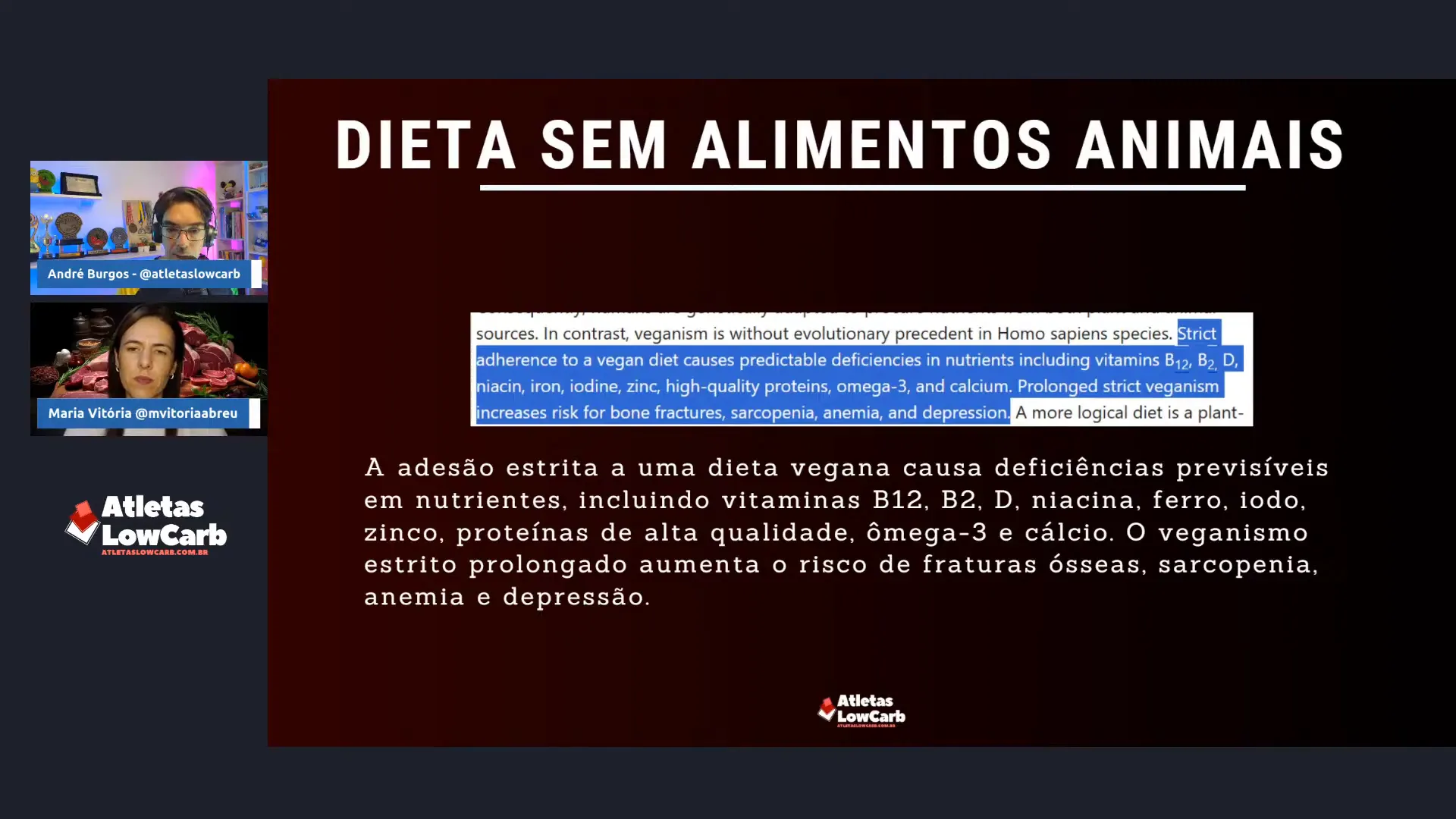 Riscos nutricionais do veganismo estrito e importância da vitamina B12