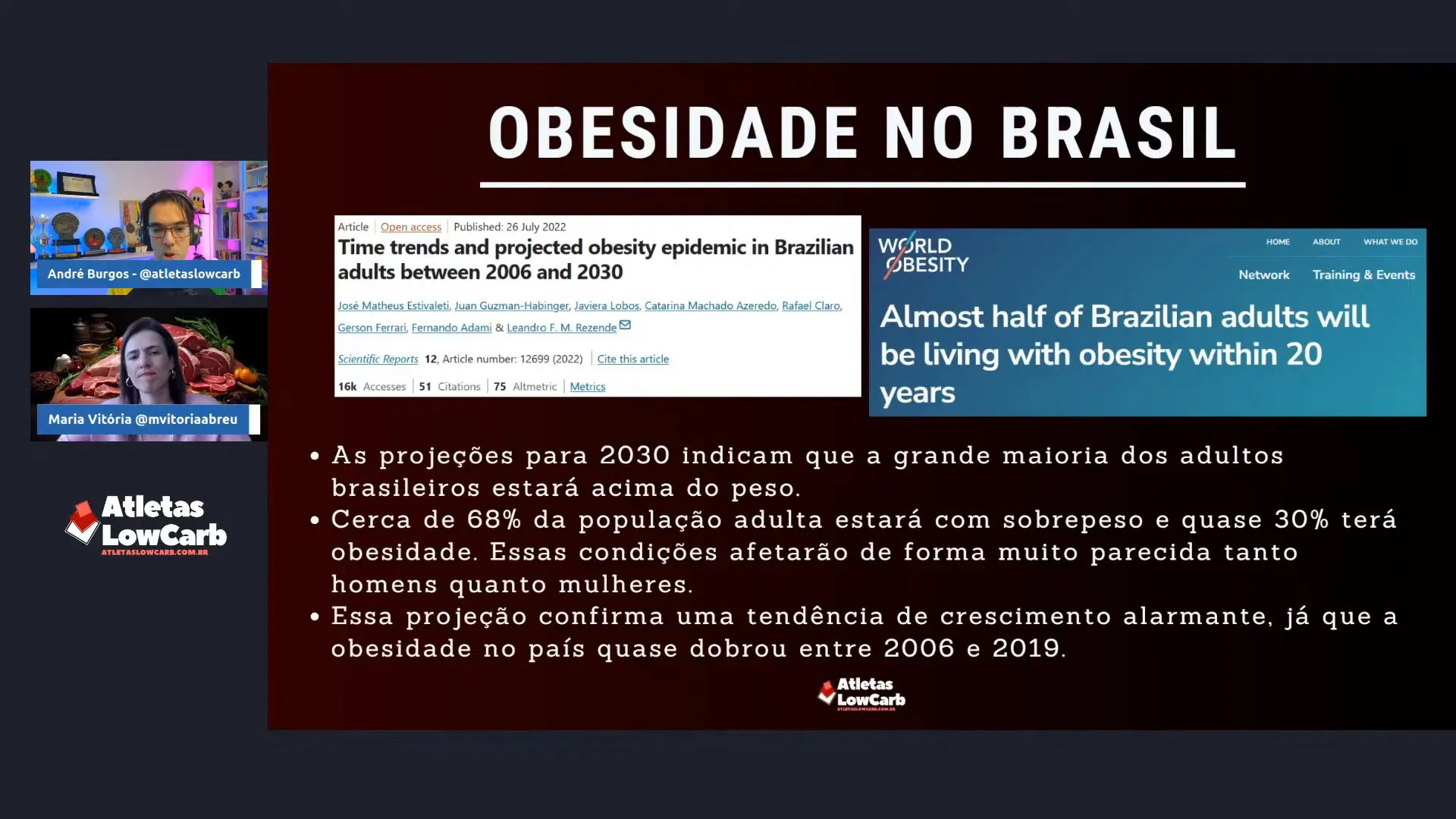 Estatísticas sobre obesidade no Brasil