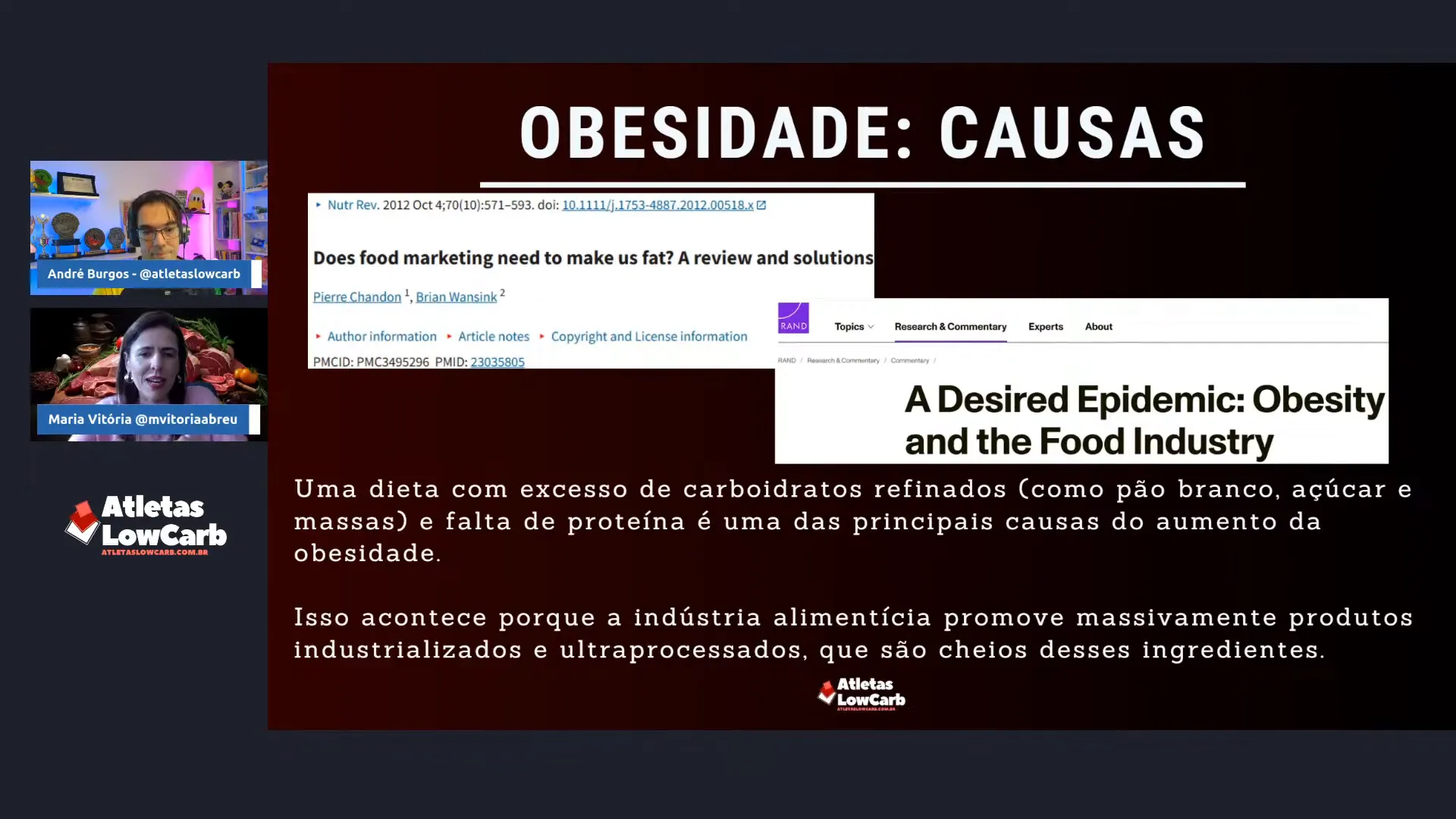 Exemplos de ultraprocessados e explicação sobre óleos vegetais