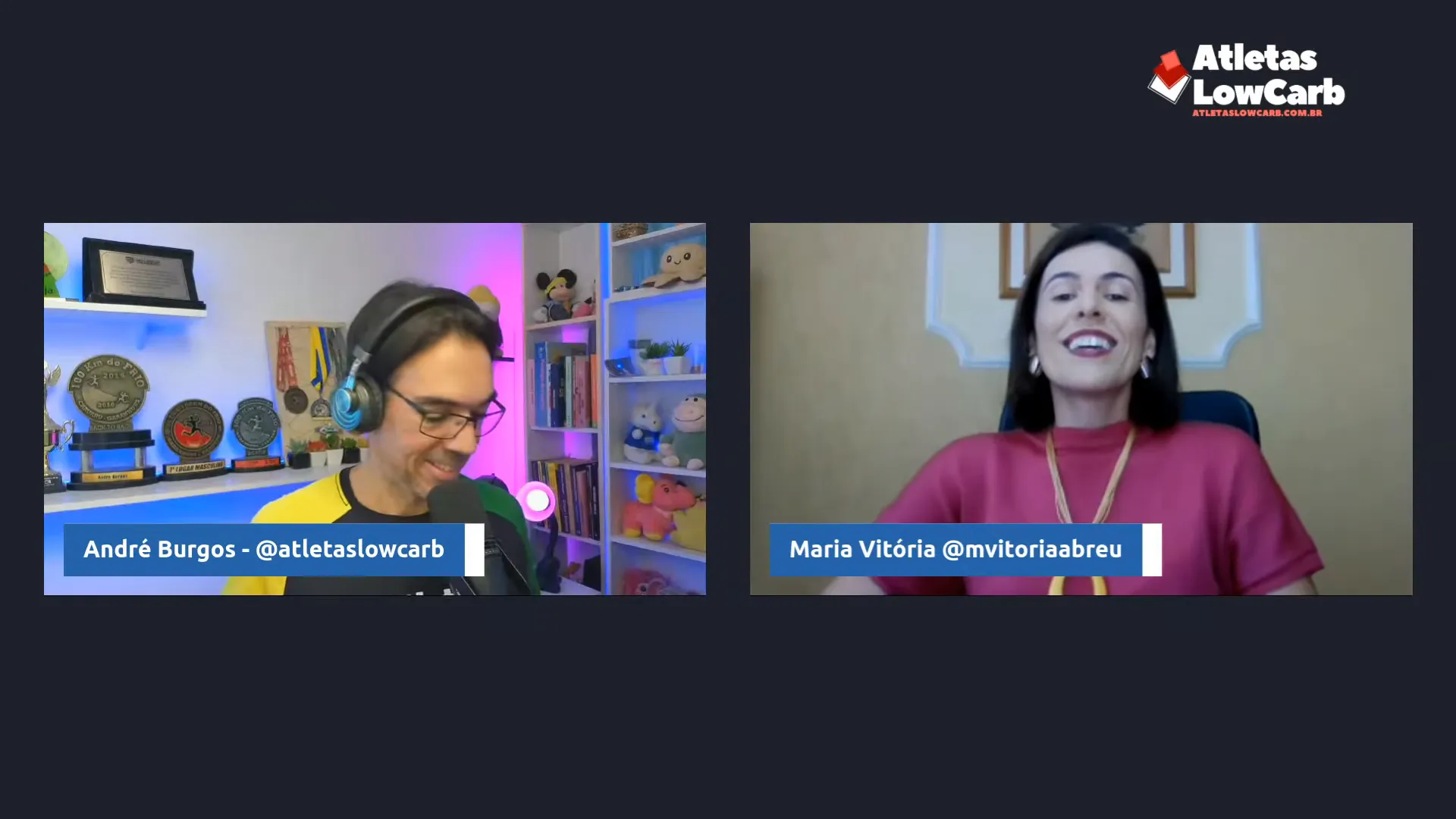 Apresentadora retorna à live entusiasmada