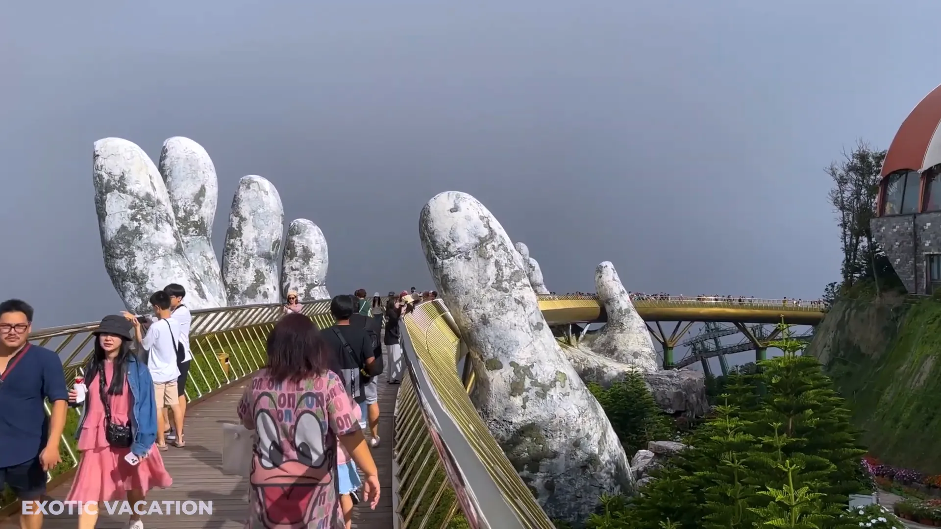 Golden Bridge in Ba Na Hills