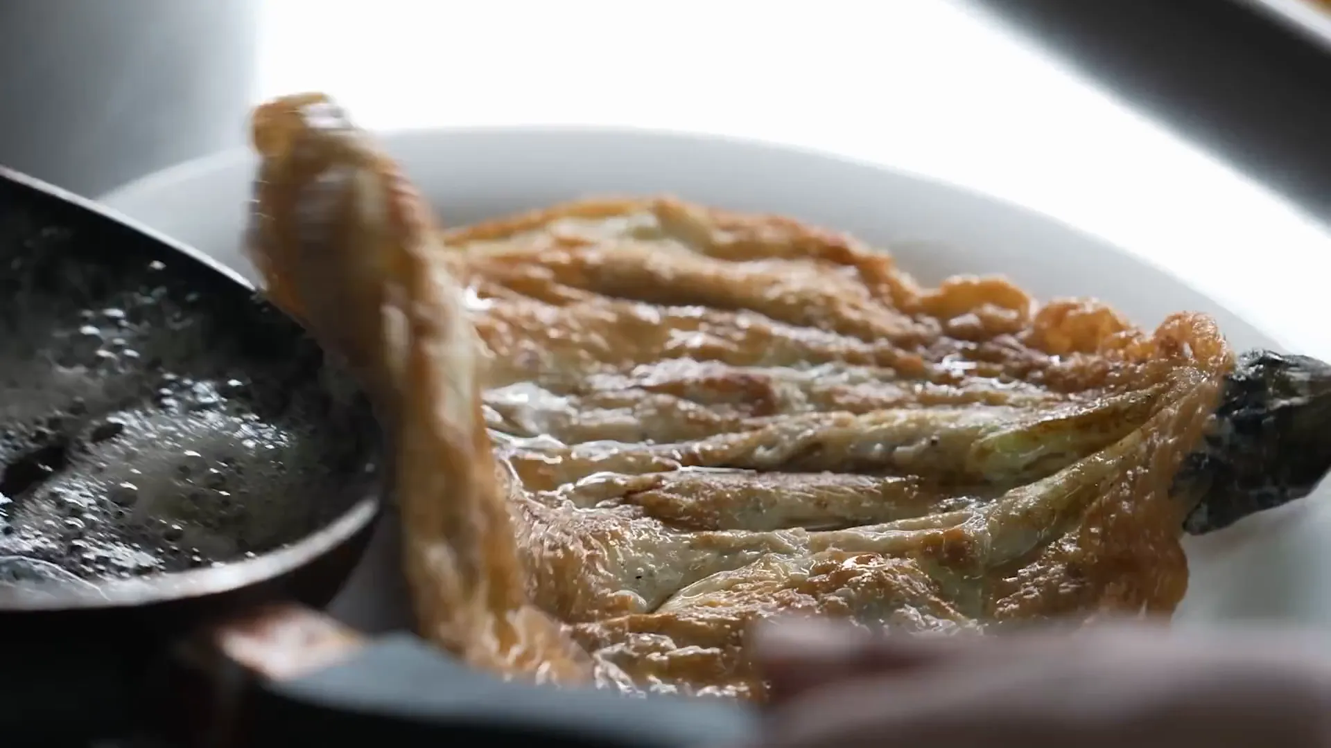 Tortang Talong with banana ketchup at Cabel's