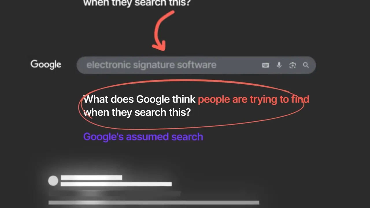 Sơ đồ câu hỏi về ý định tìm kiếm của Google đối với từ khóa