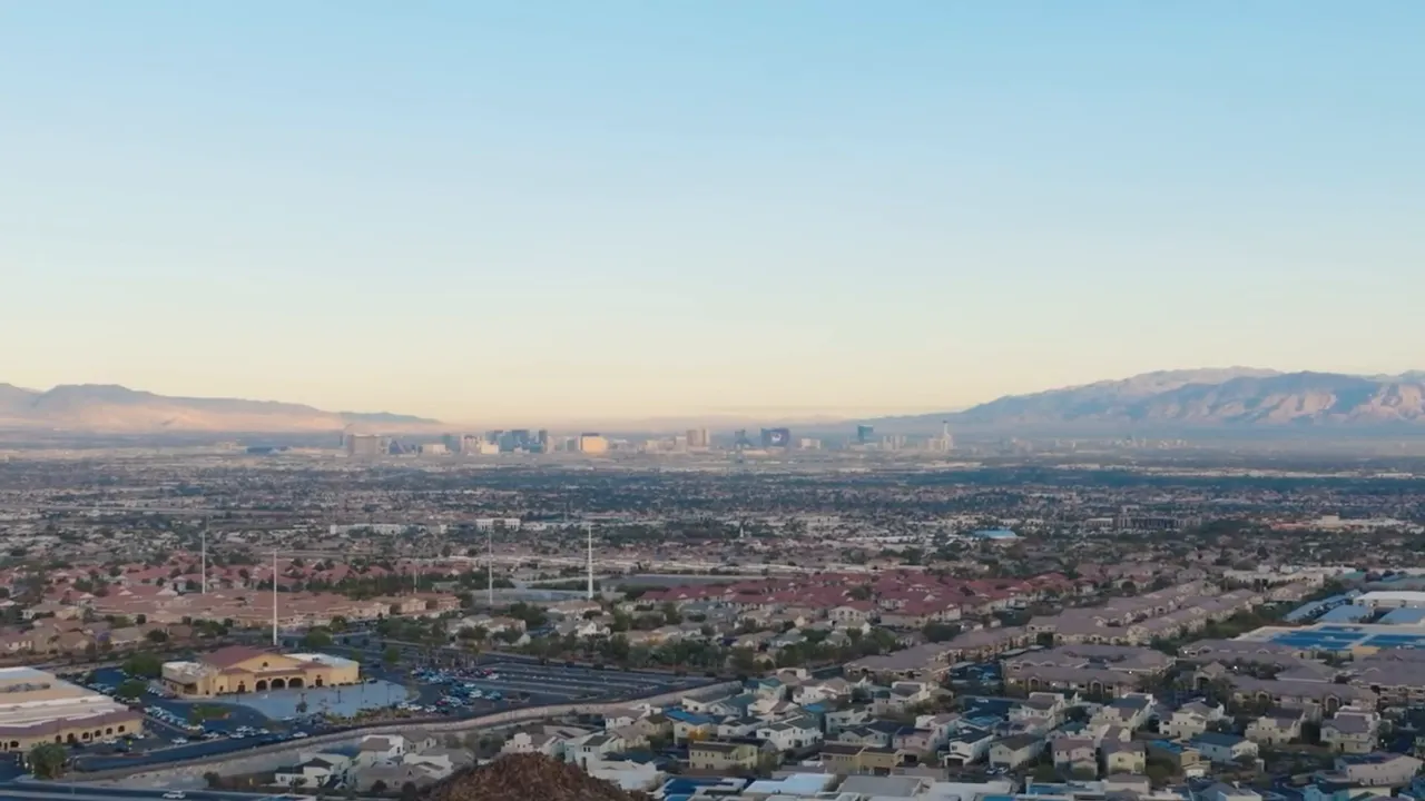 Henderson neighborhood with new construction and parks