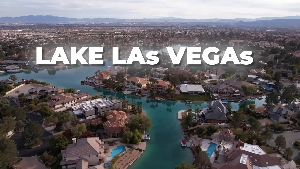 Lake Las Vegas waterfront community and walking trails