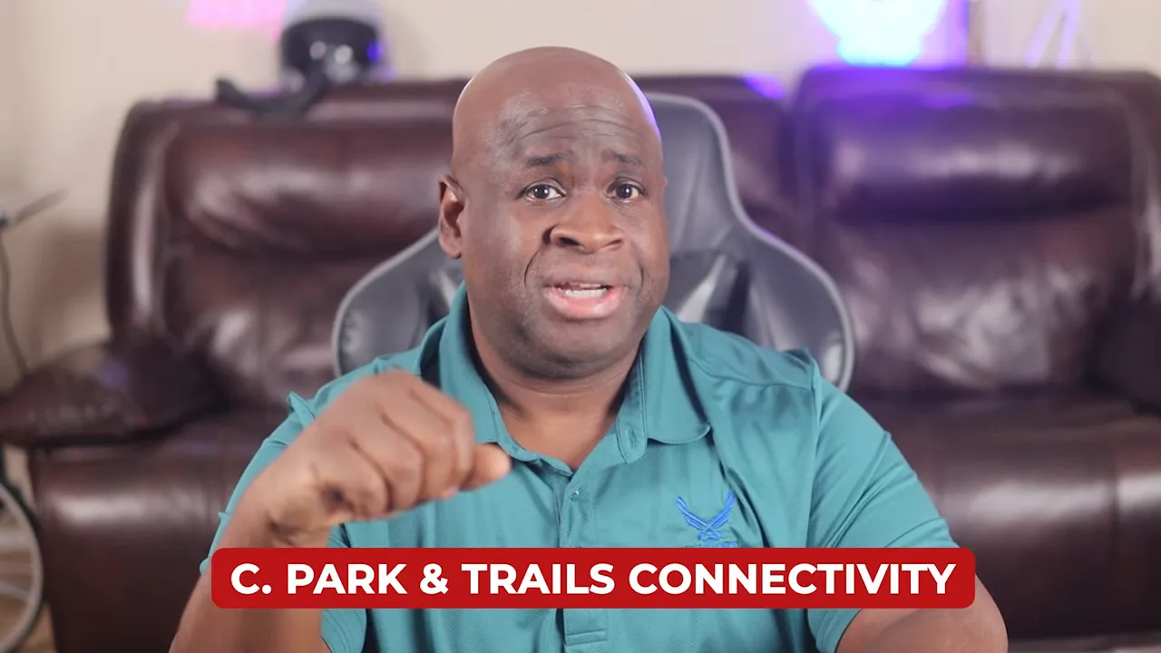 List graphic for prioritizing commute, parks, shopping and perks