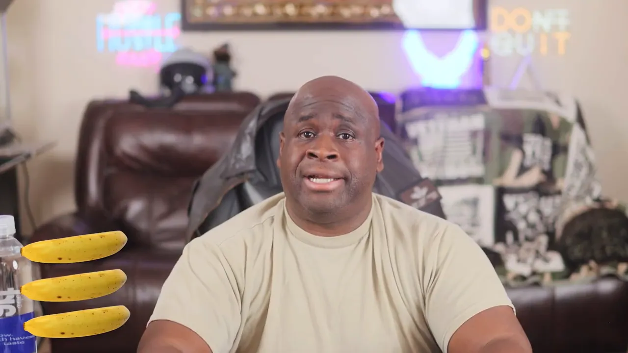 Presenter addressing the camera with a clear left-side banana graphic illustrating commission 'bananas' and builder incentives.