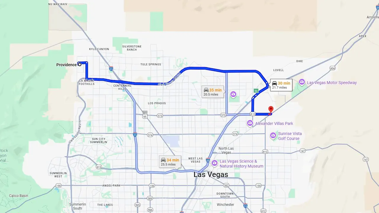 Providence community pool and walking trail