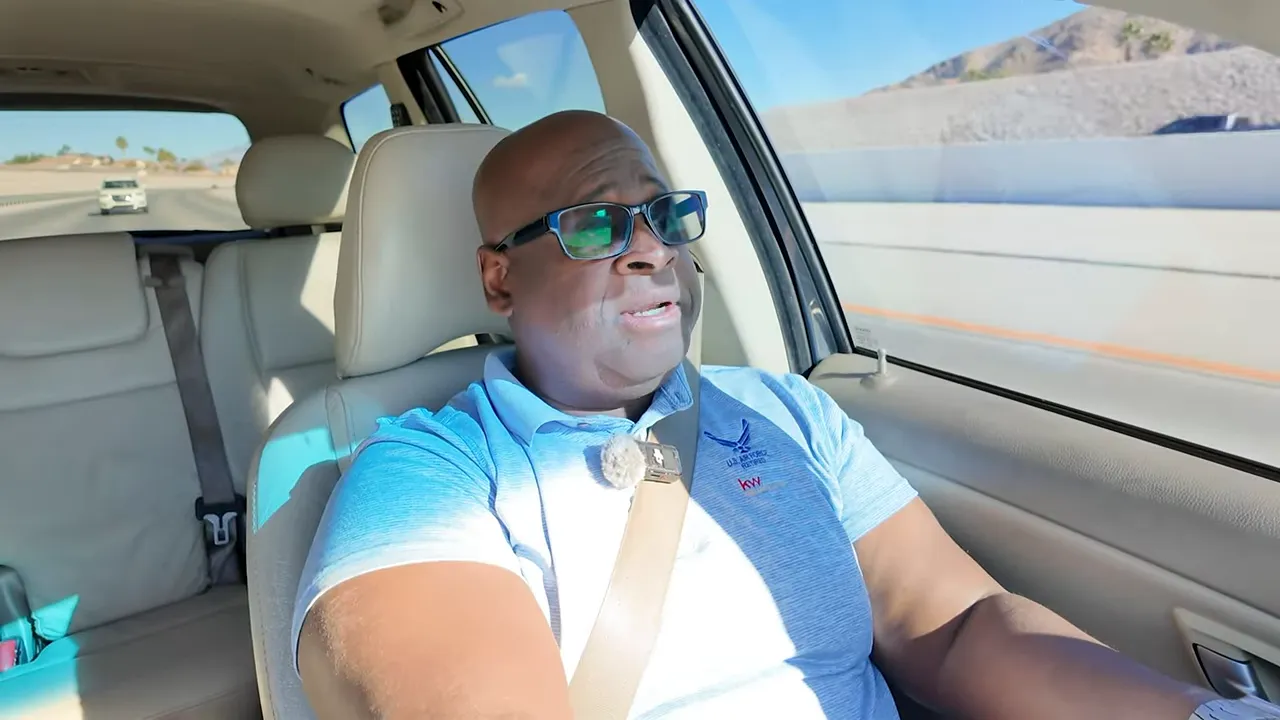 Host in car talking about asking for a one-day buyer broker representation agreement