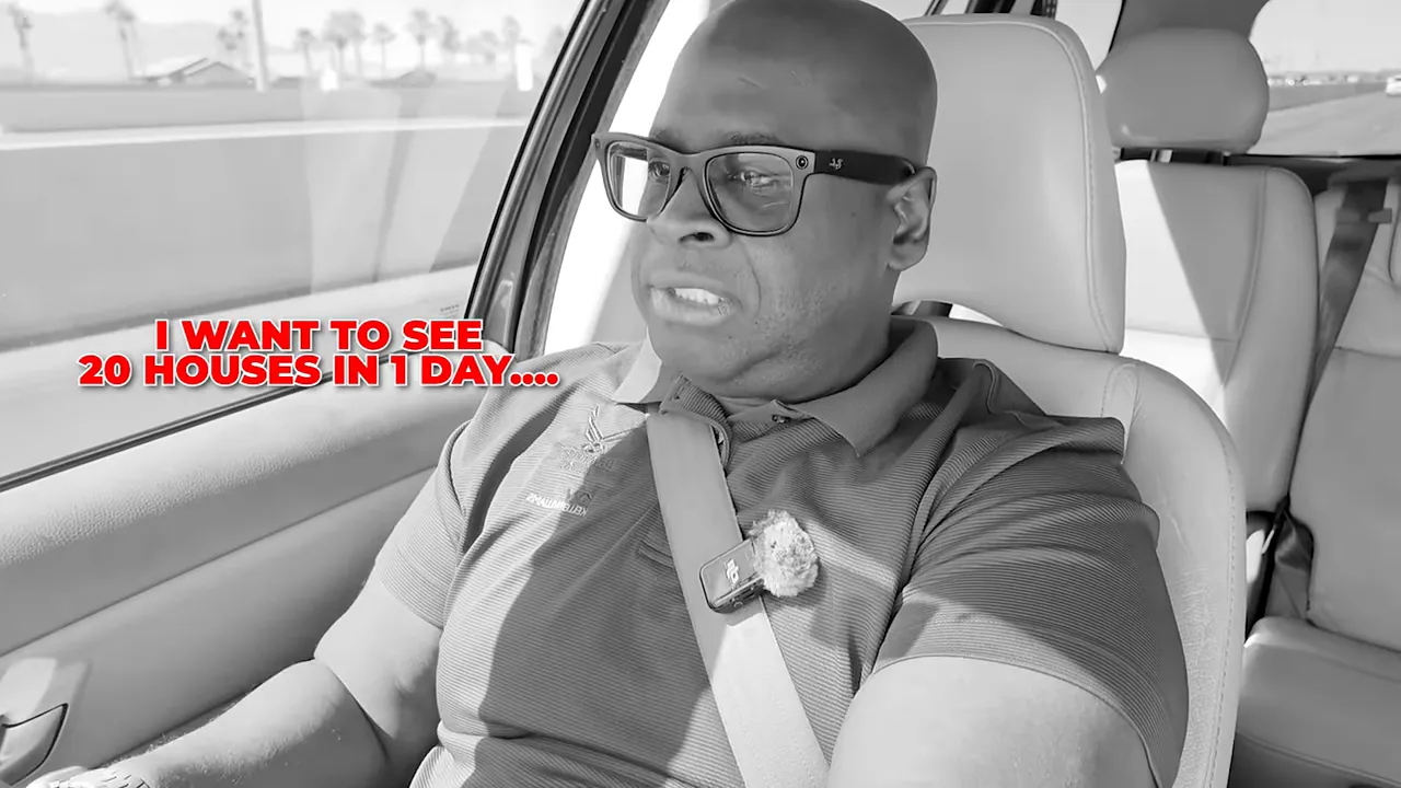 Talking about the problem of trying to see 20 houses in a day