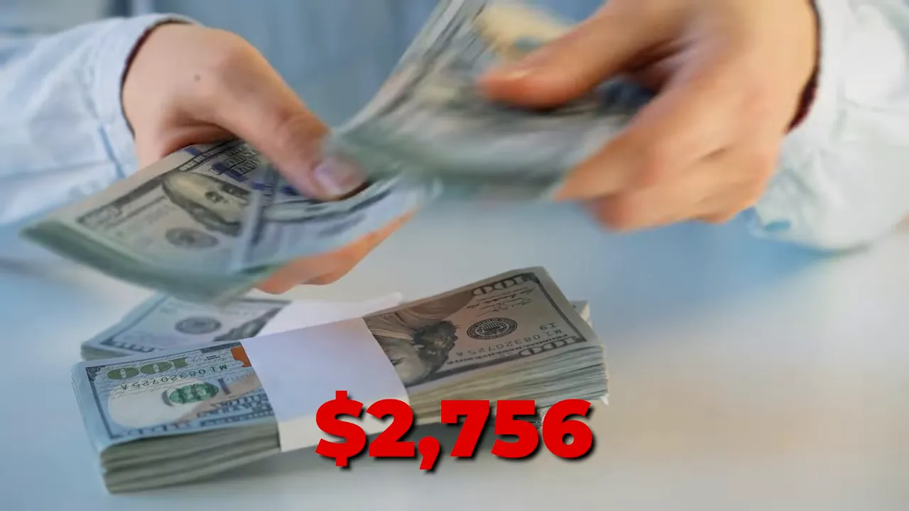 Payment example showing $2,756 monthly