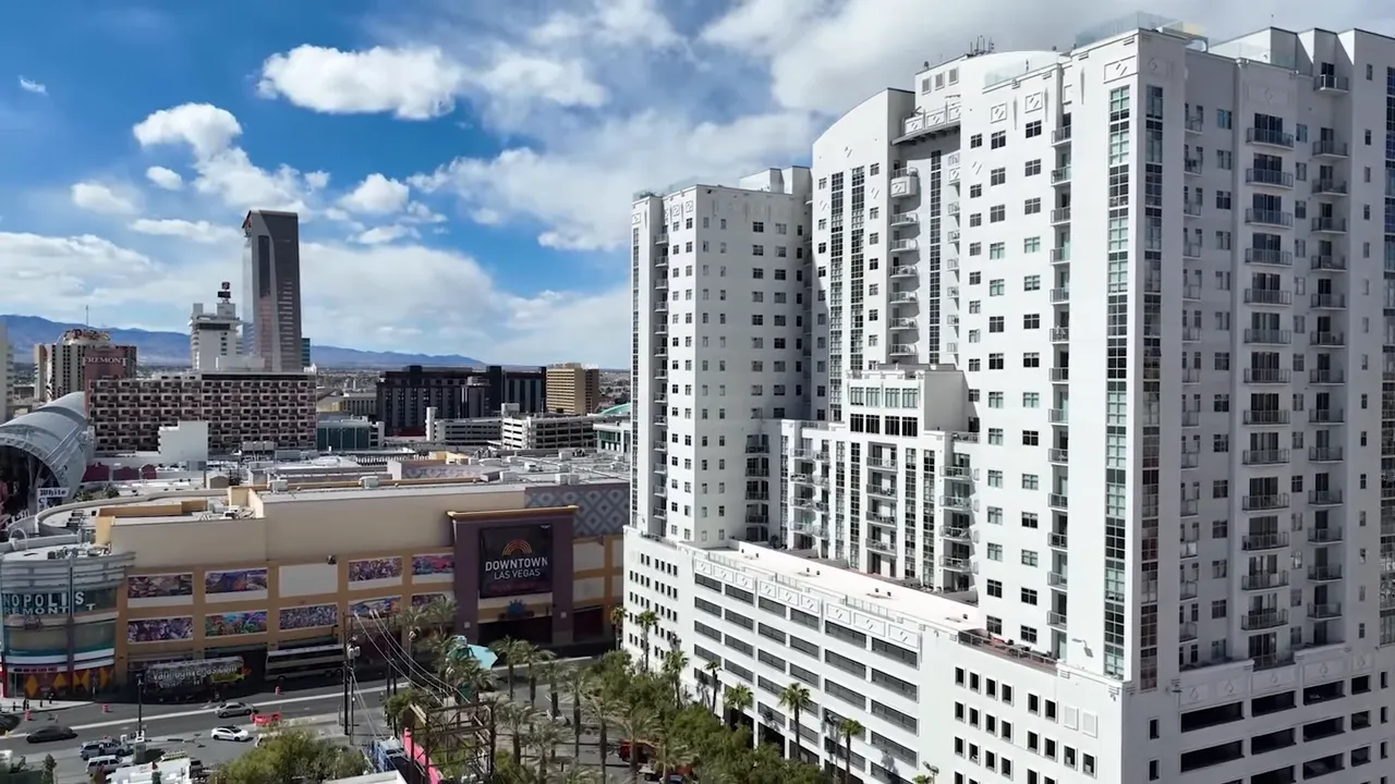 Downtown Las Vegas high-rise apartment and condo buildings