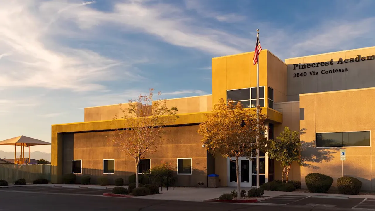 Pincrest Academy Inspirada school campus entrance