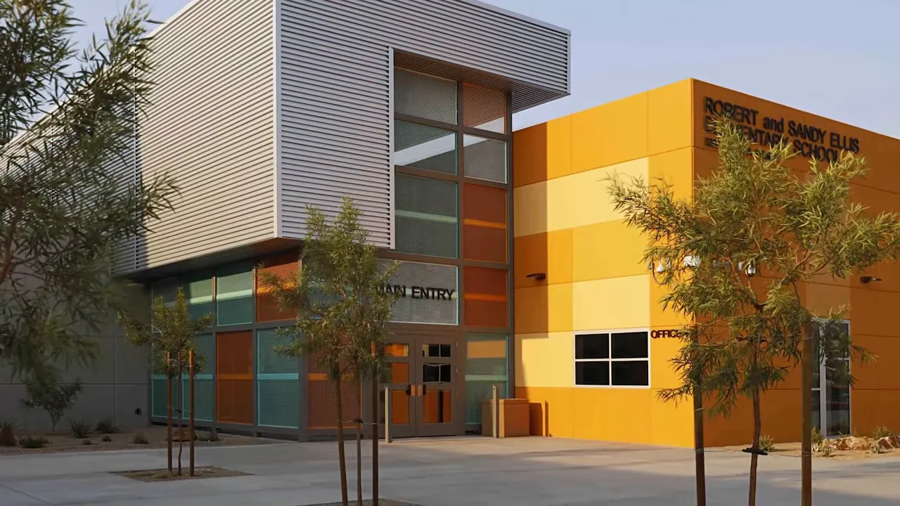 Ellis Elementary school building exterior