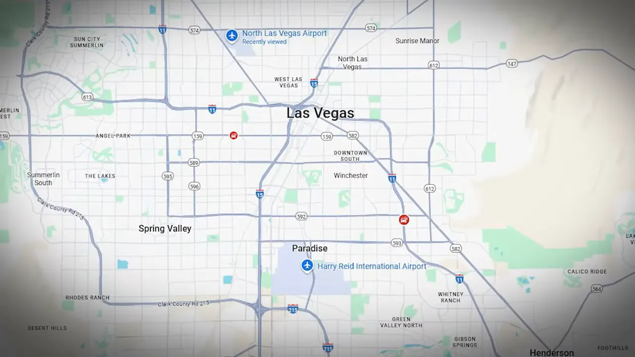 Discussing multiple airports and flight paths near Las Vegas neighborhoods