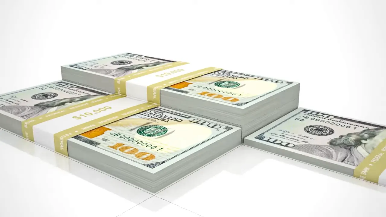 stacks of hundred-dollar bills representing savings and home equity