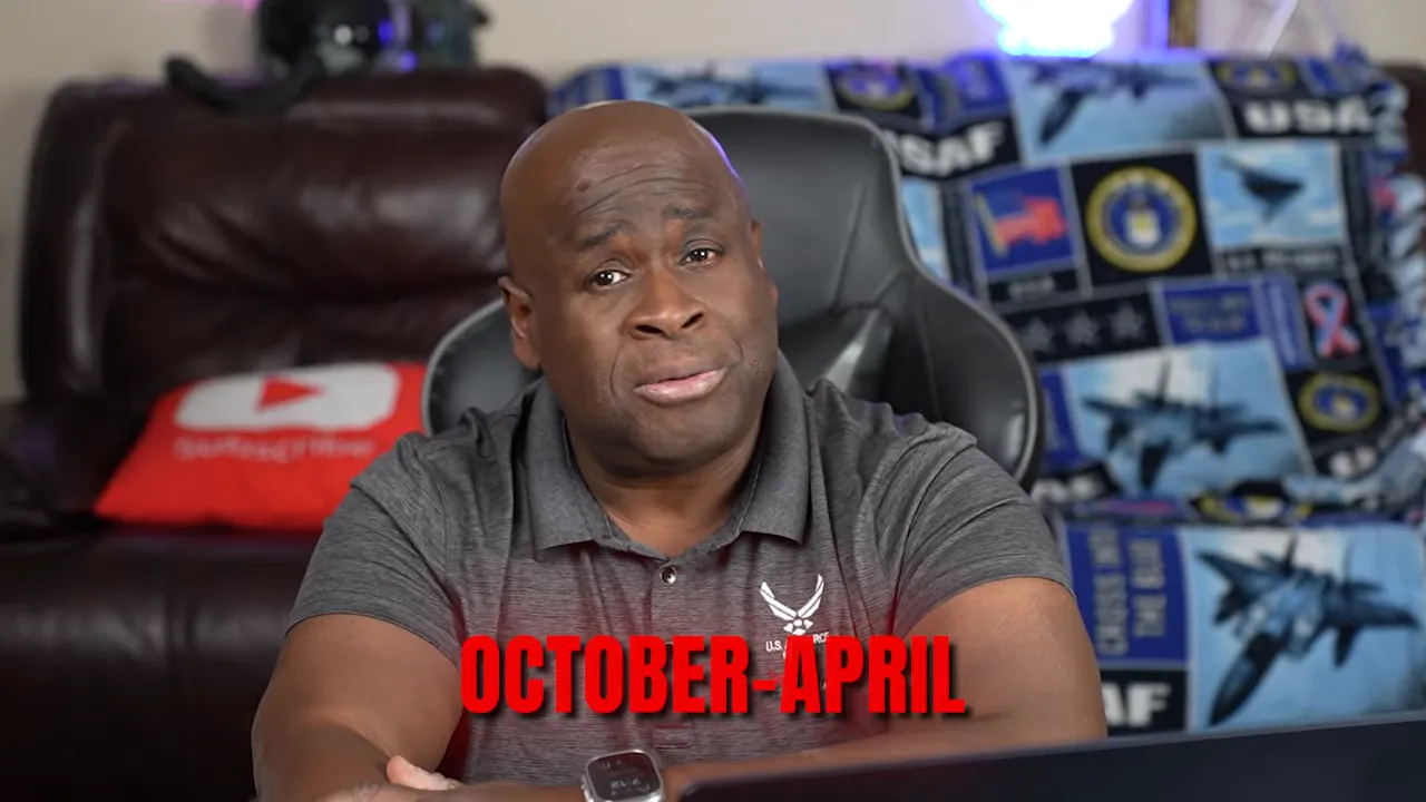 Screenshot of a Las Vegas relocation host with on-screen text about ideal moving months