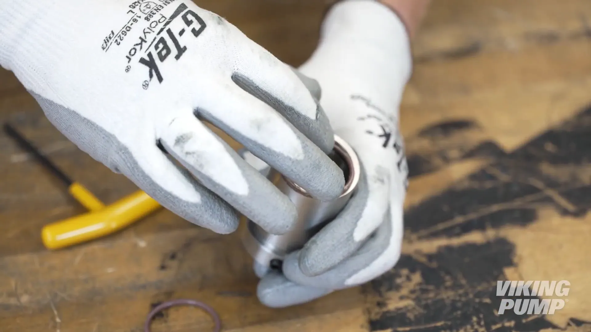 Lubricating the O-rings