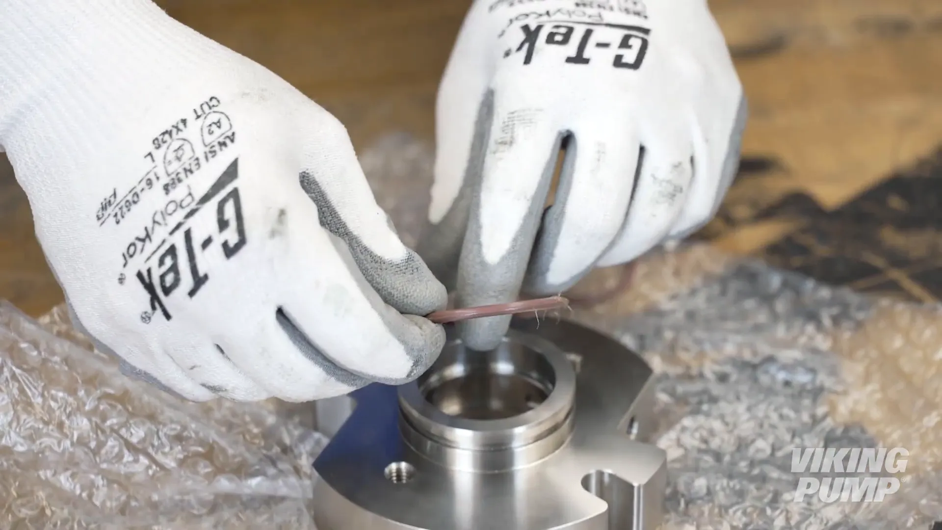 Lubricating the O-rings