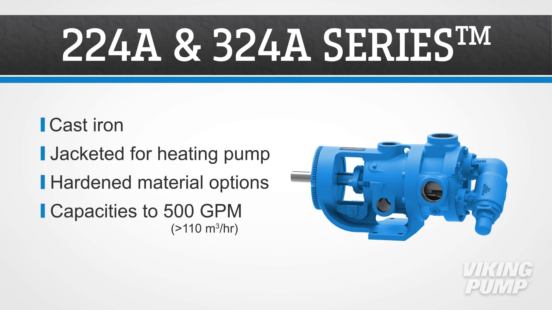 224A & 324A Series pumps