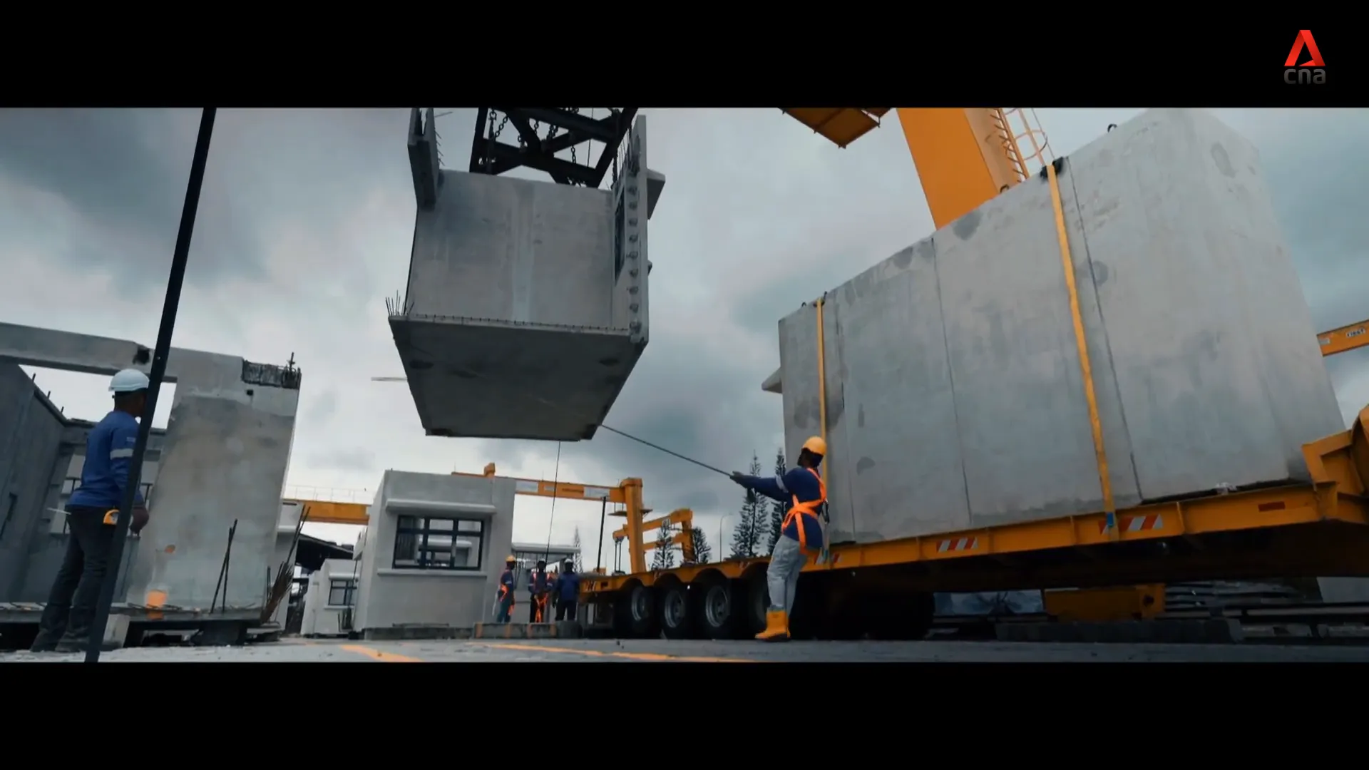 Creating a kitchen unit using precast technology