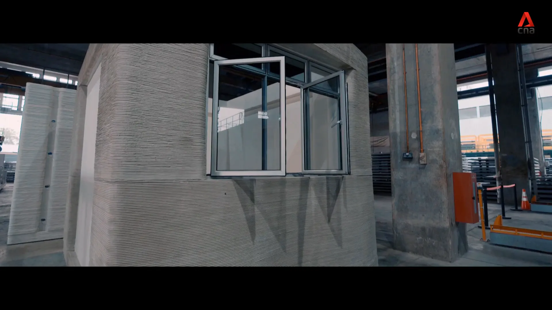 3D printed concrete component