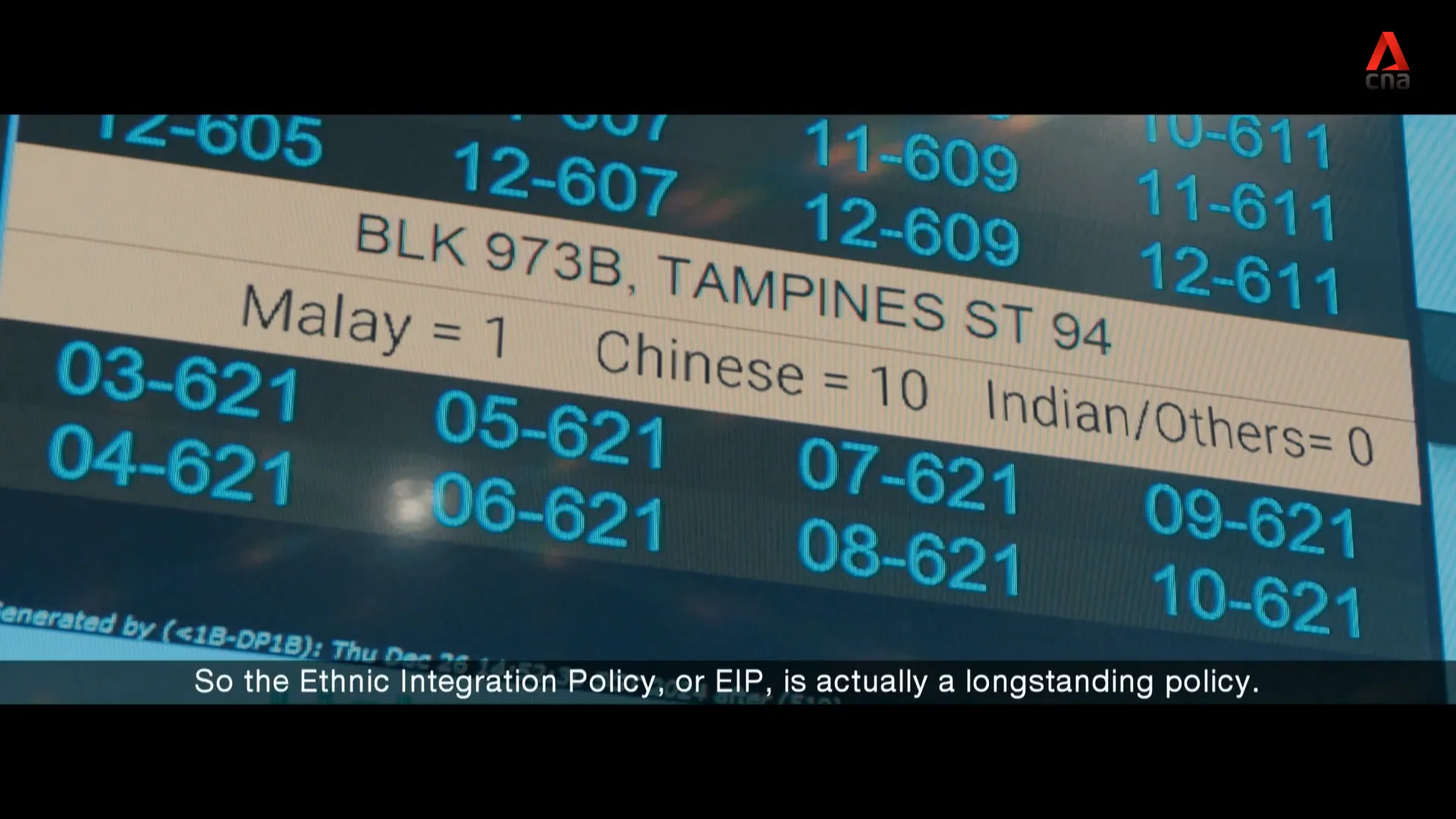 Ethnic Integration Policy in public housing
