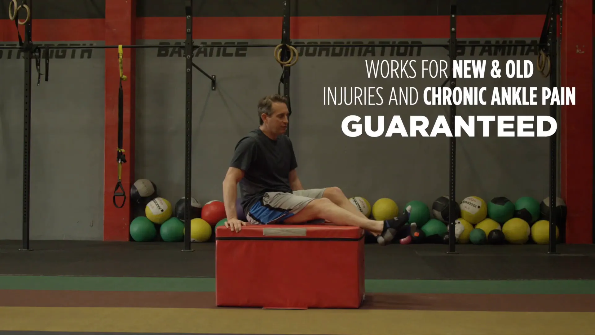 Healing system suitable for new, old, or chronic ankle injuries