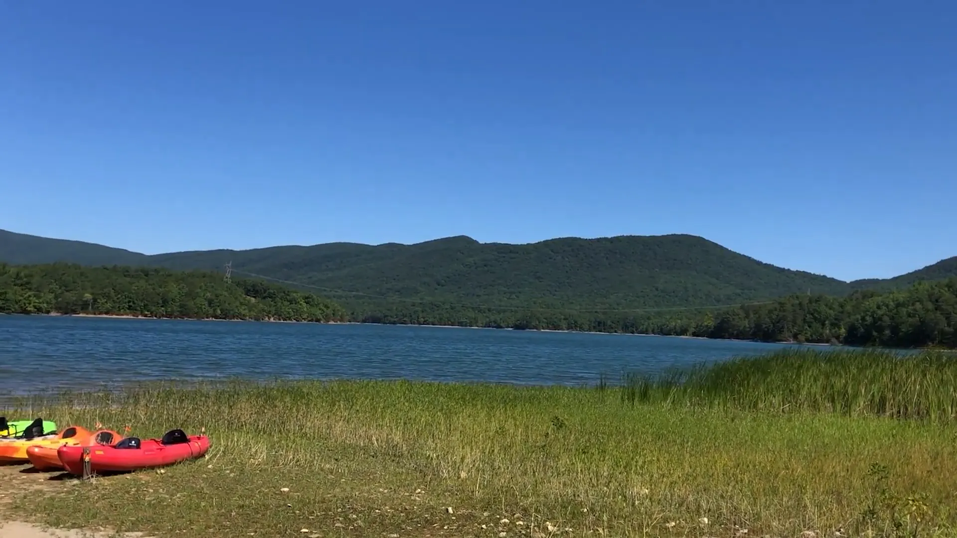 Kayaking at Carvin's Cove