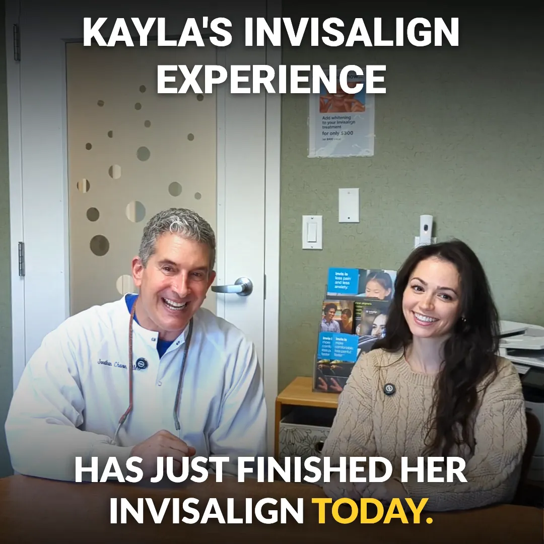 Dr. Chason introducing Kayla after finishing Invisalign treatment